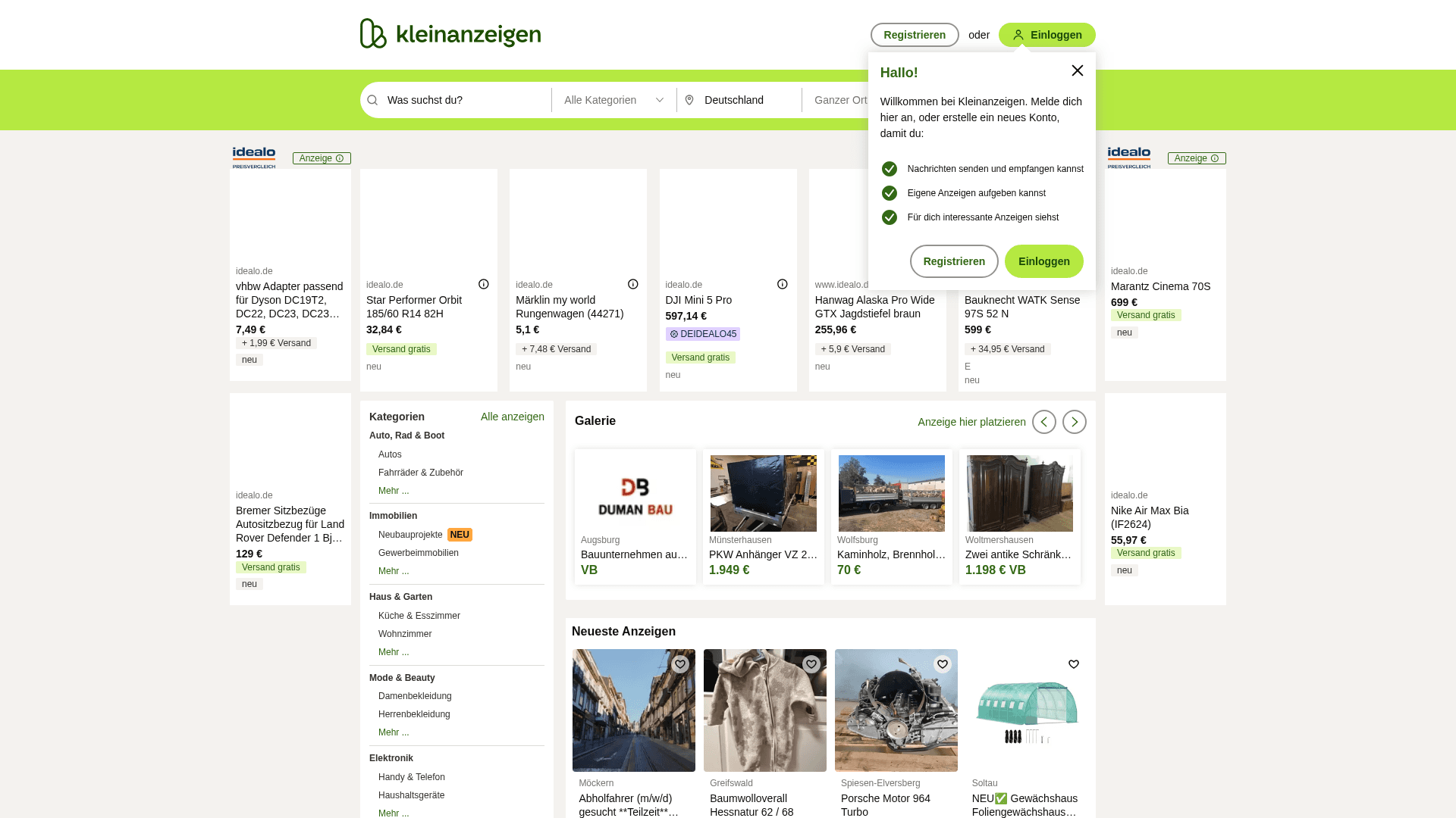 Si të bëni Scraping në Kleinanzeigen | Tregu më i madh i Gjermanisë