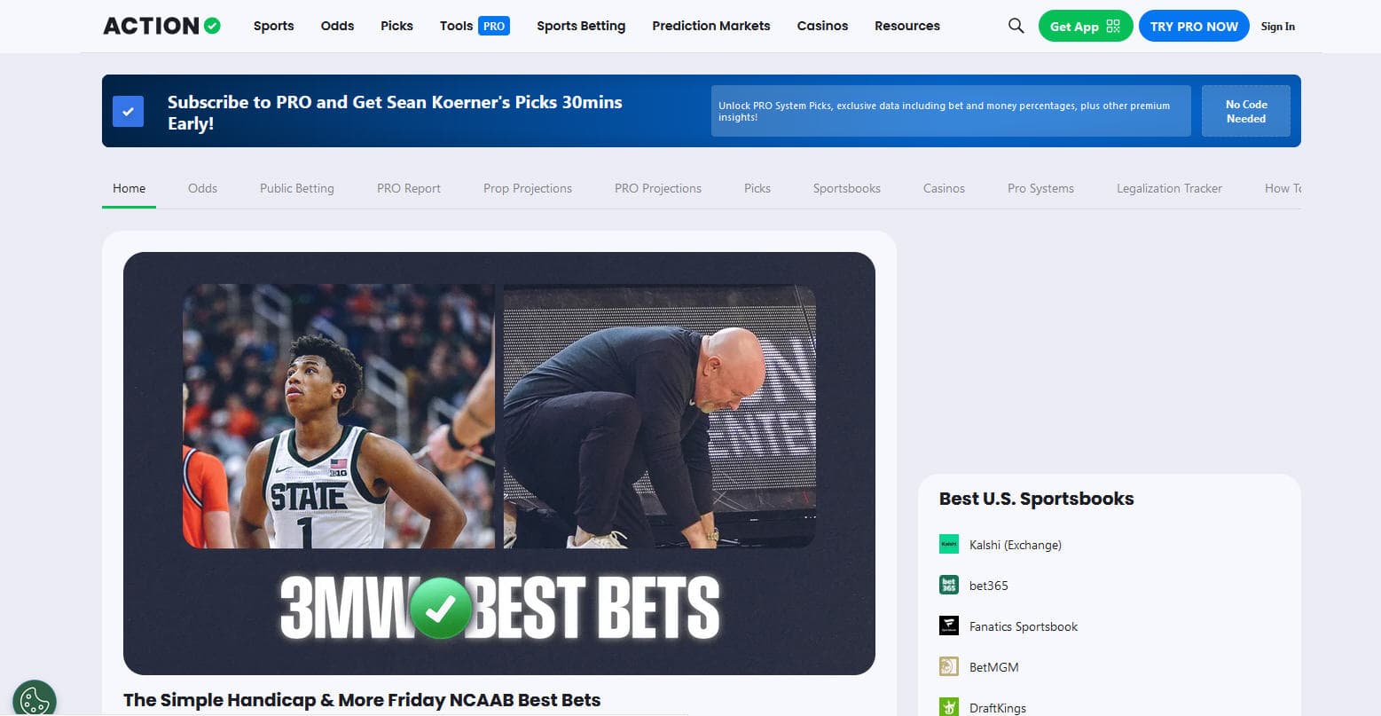 Hoe u Action Network Sports Betting Data kunt scrapen