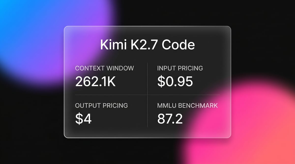 Kimi K2.7 Code