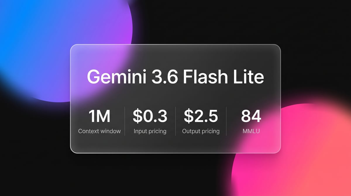 Gemini 3.6 Flash Lite