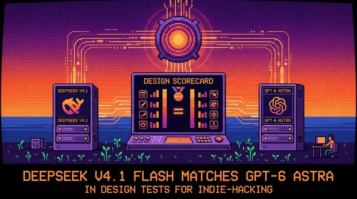 DeepSeek V4.1 Flash matches GPT-6 Astra in design tests