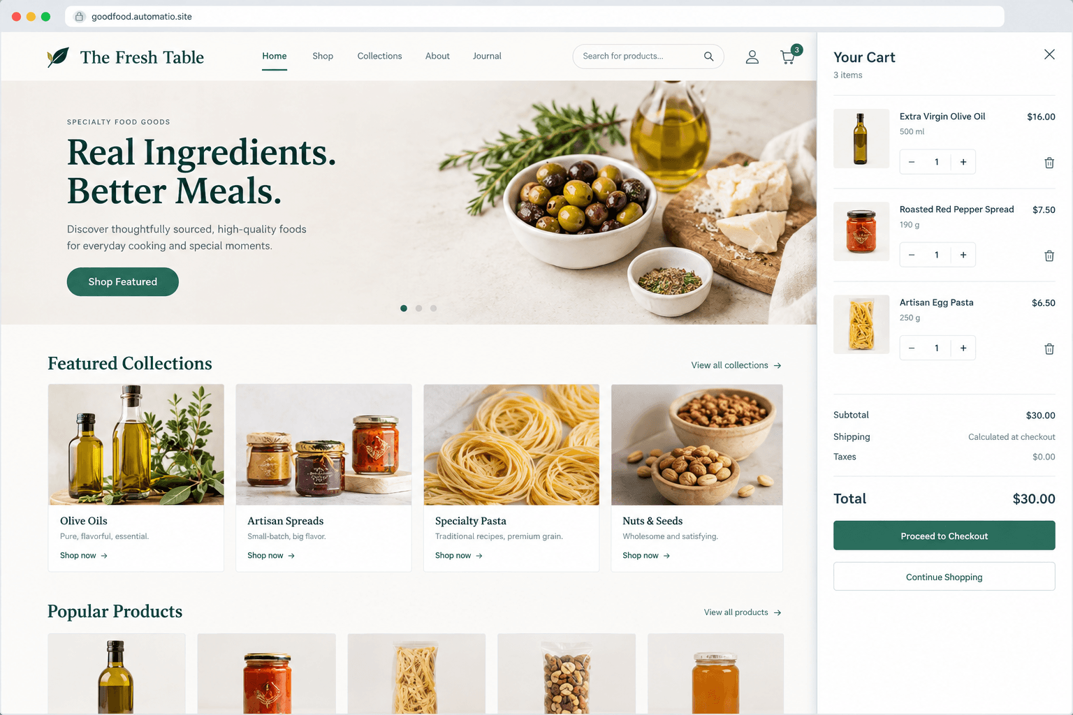 Build an Online Store with AI