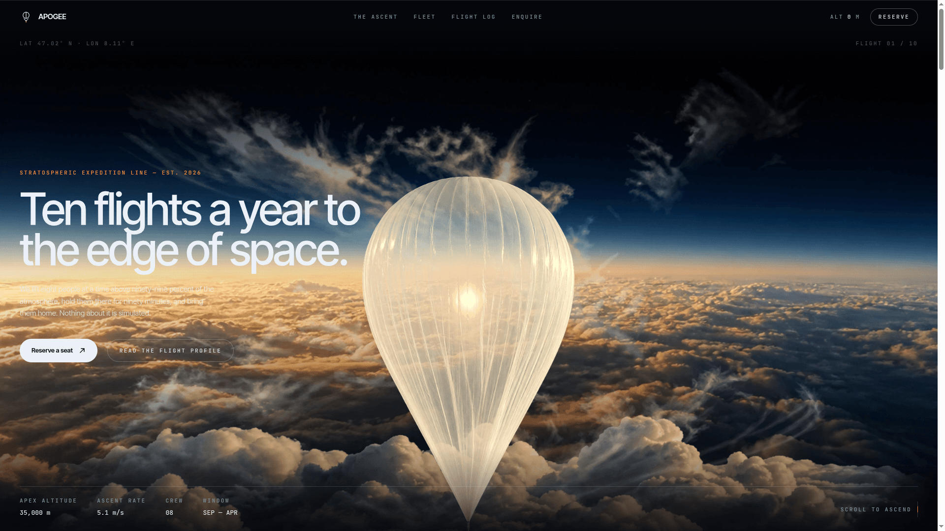 APOGEE Stratospheric Scrollytelling Template