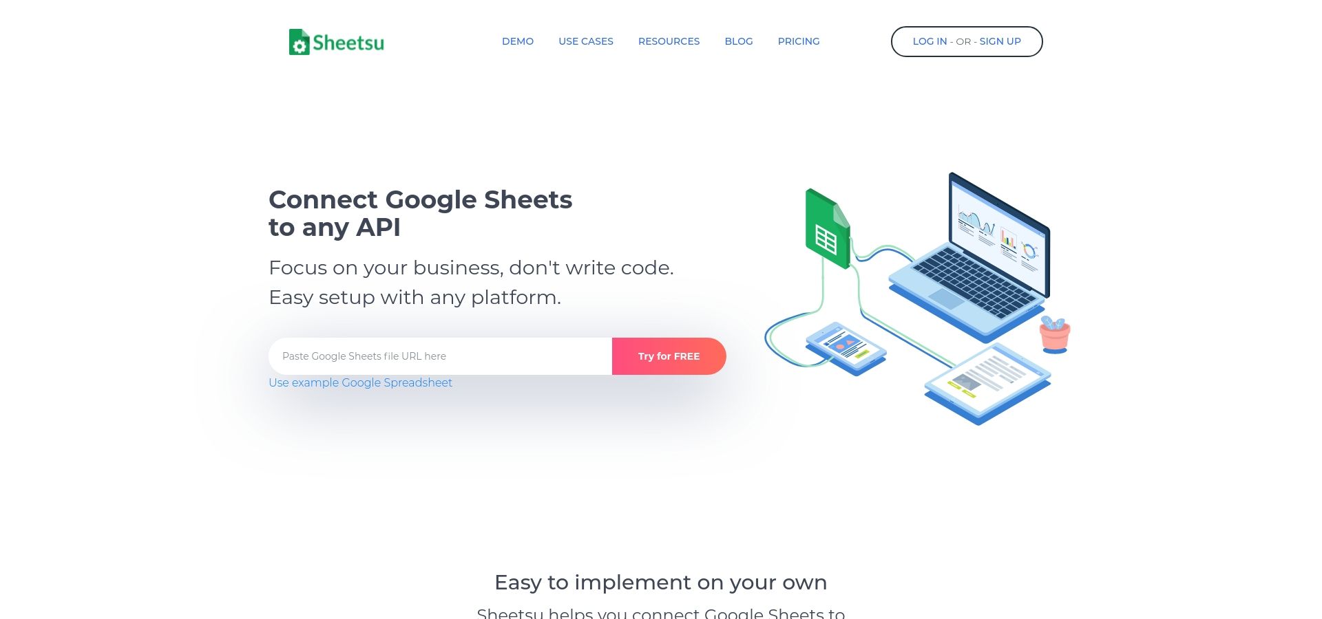 Google Sheets API, Turn Google Spreadsheet Into API – Sheetsu