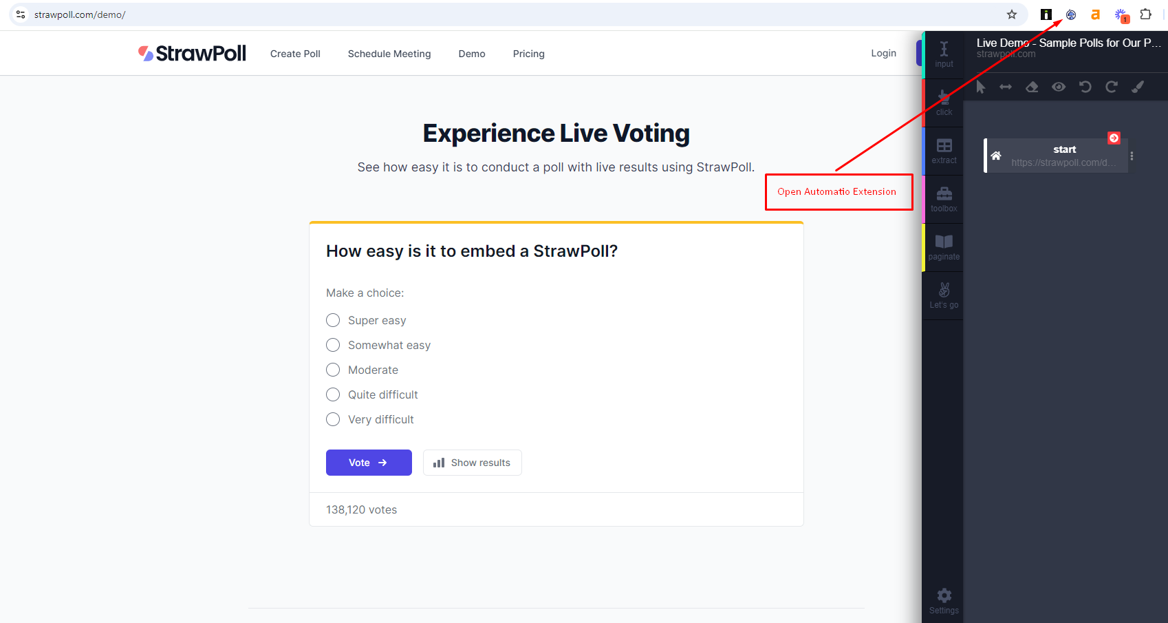 Vote Bot Chrome Extension