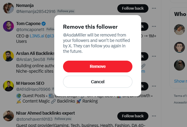 How to Remove Followers on Twitter (X)